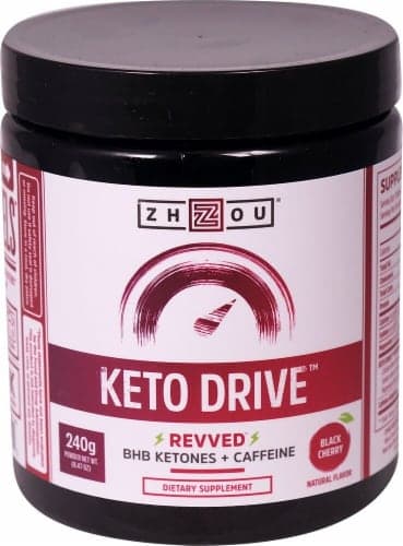 Zhou  Keto Drive Revved Ketones   Black Cherry