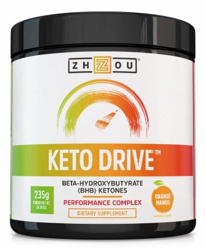 Zhou Keto Drive Bhb Ketones Preformance Complex Orange Mango Powder