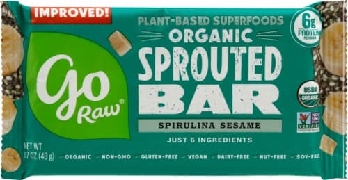 Go Raw Spirulina Seed Bars