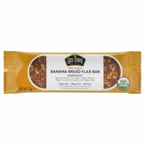 Go Raw 100% Banana Bread Flax Bar