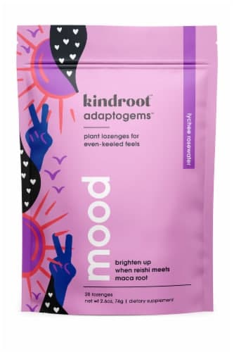 Kindroot Adaptogems Lychee Rosewater Mood Lozenges