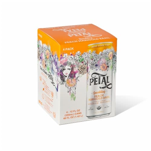 Petal Peach Marigold Sparkling Water