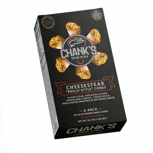Chank'S Usa Philly "Whiz Wit" Cheesesteak Cone Portable Appetizers
