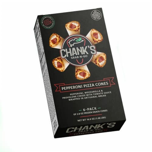 Chank'S Usa Pepperoni Pizza Cone Portable Appetizers