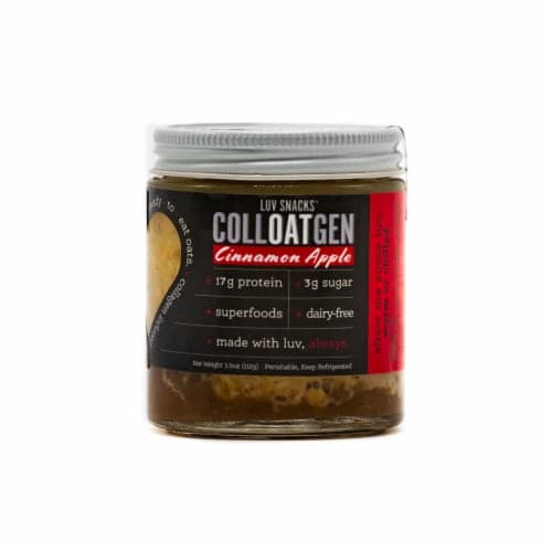 Luv Snacks Colloatgen Cinnamon Apple Collagen Oats