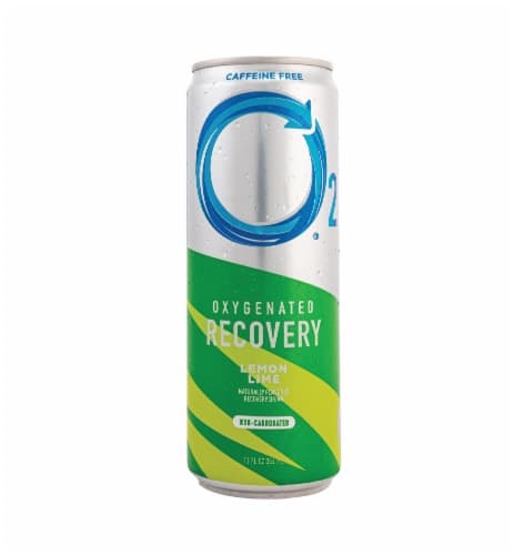 O2 Natural Recovery Oxygenated Caffeine Free Lemon Lime Recovery Drink
