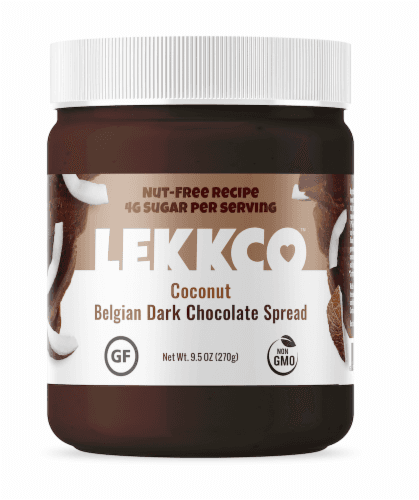 Lekkco Coconut Belgian Dark Chocolate Spread