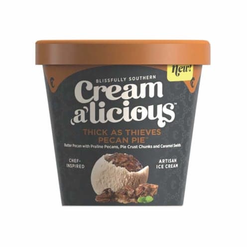 Creamalicious Thick As Thieves Pecan Pie Ice Cream