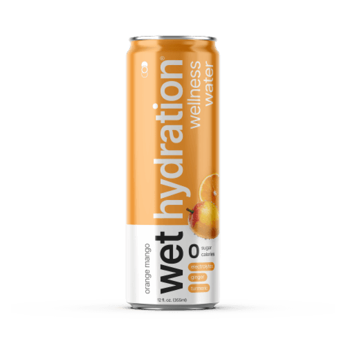 Wet Hydration Orange Mango Tumeric Enhanced Water