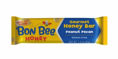 Bon Bee Honey Peanut Pecan Gourmet Honey Bar