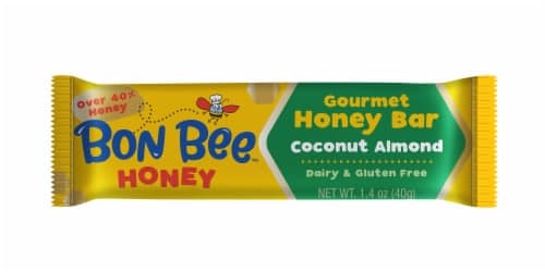 Bon Bee Honey Coconut Almond Gourmet Honey Bar