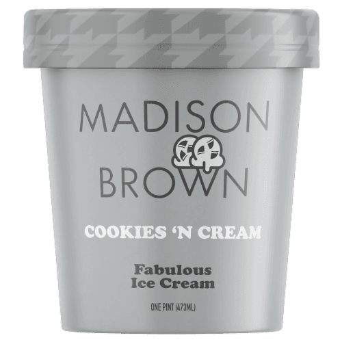 Madison Brown Cookies 'N Cream Ice Cream