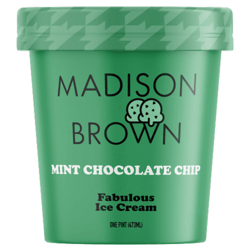 Madison Brown Mint Chocolate Chip Ice Cream