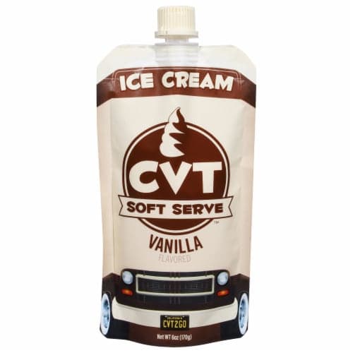 Cvt Soft Serve Vanilla Ice Cream Pouch