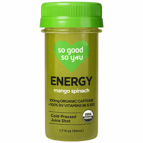 So Good So You Organic Cold Pressed Juice Probiotic Wellness Shot Energy