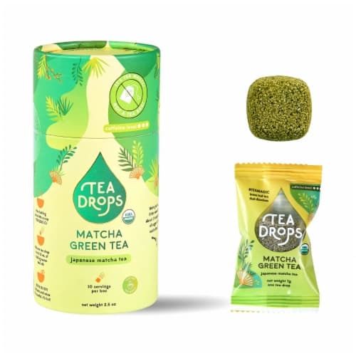 Tea Drops Organic Lightly Sweetened Matcha Green Tea