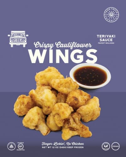 Rollingreens  Teriyaki Cauliflower Wings