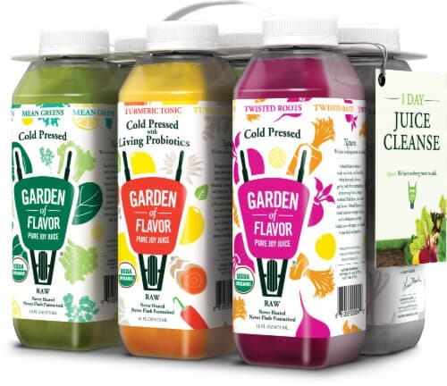 Garden Of Flavor 1-Day Organic Juice Cleanse With Probiotics