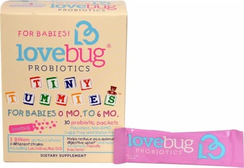 Lovebug Probiotics Tiny Tummies For Babies 0 -6 Mo