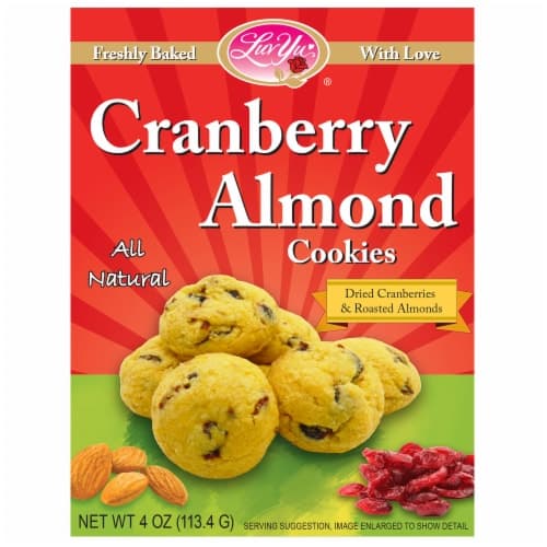 Luv Yu Cranberry Almond Cookies