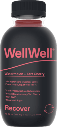 Wellwell Recover Watermelon + Tart Cherry Hydration Drink