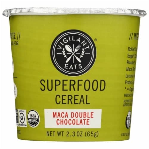 Vigilant Eats Maca Double Chocolate Organic Cereal