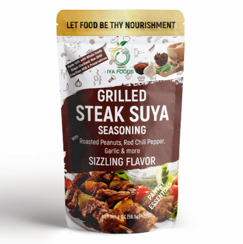 Iya Foods Grilled Steak Suya Seasoning With Peanuts