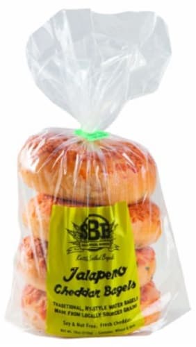 Seattle Bagel Bakery Jalapeno Cheddar Bagels