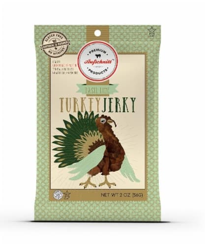 Aufschnitt'S Basil Lime Turkey Jerky
