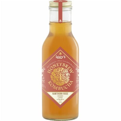 Iggy'S Hawthorn Rose Honeybrew Kombucha