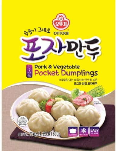 Ottogi Pork & Vegetable Pocket Dumplings