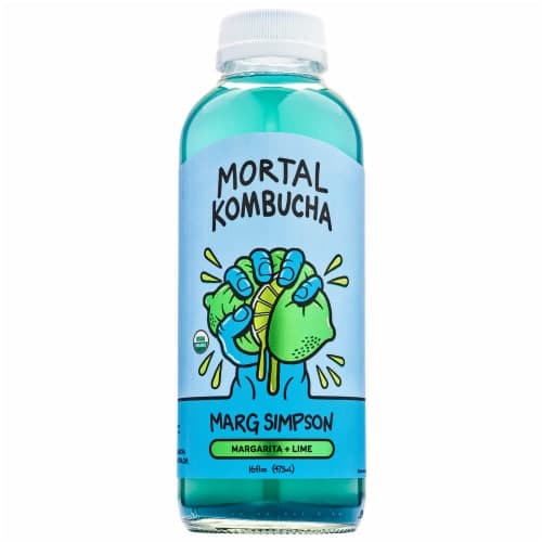 Mortal Kombucha Marg Simpson Margarita Lime Kombucha