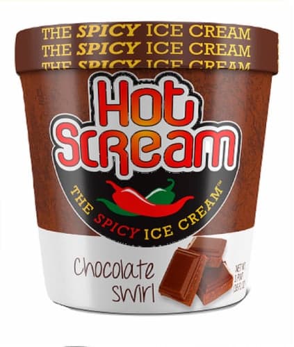 Hot Scream Chocolate Swirl Spicy Ice Cream