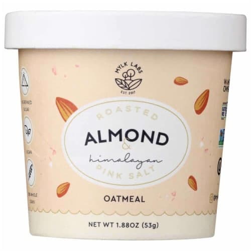 Mylk Labs  Oatmeal   Roasted Almond & Himalayan Pink Salt