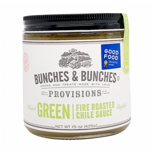 Bunches & Bunches Green Fire Roasted Chile Sauce