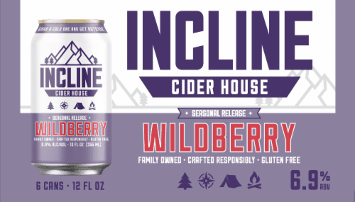 Incline Cider Company Cider, Blueberry Crisp