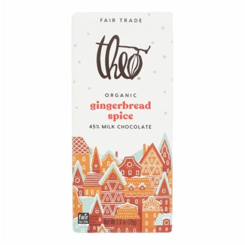 Theo Chocolate Gingerbread Spice 45% Milk Chocolate