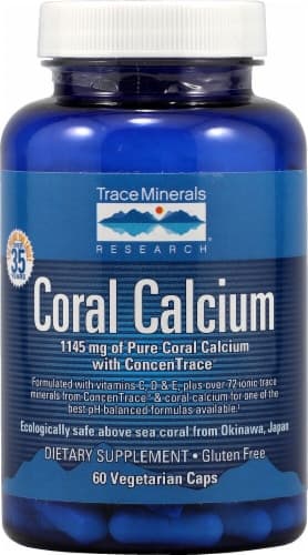 Trace Minerals Research Coral Calcium Vegetarian Capsules