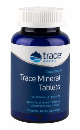 Trace Minerals Research  Concentrace Trace Mineral Tablets Dietary Supplement
