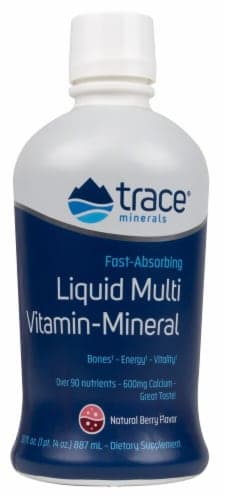 Trace Minerals Research  Liquid Multi Vitamin-Mineral   Natural Berry