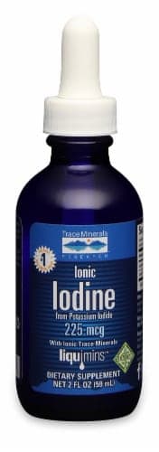 Trace Minerals Ionic Iodine 225Mcg Liquid