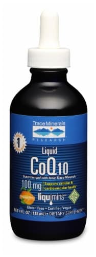 Trace Minerals Research  Liquid Coq10 Dietary Supplement   Tangerine