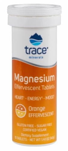 Trace Minerals Research Orange Flavored  Magnesium Effervescent
