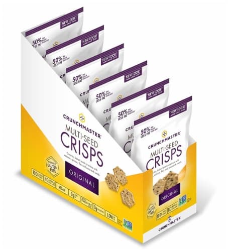 Crunch Master Gluten Free Original Multi-Seed Crisp Crackers