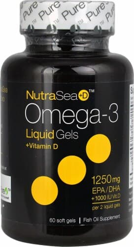 Ascenta  Nutrasea+D Omega-3 Liquid Gels +Vitamin D   Peppermint