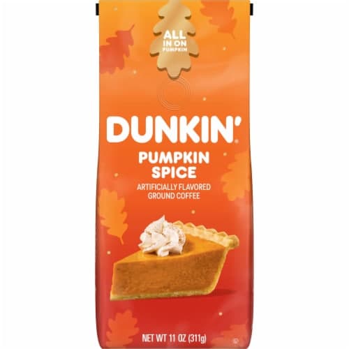 Dunkin Donuts Coffee Ground Pumpkin Spice Flavored