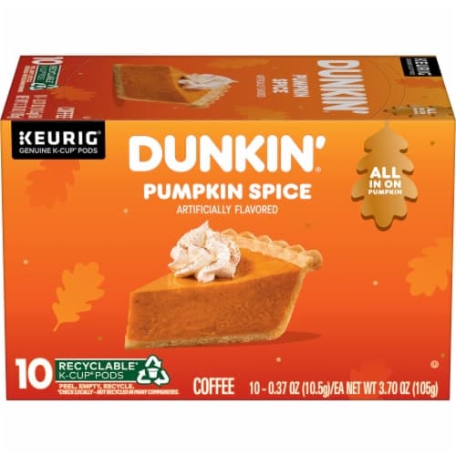 Dunkin Donuts Coffee Pumpkin Spice K-Cup Pods