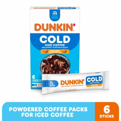 Dunkin' Cold Powdered Instant Coffee Caramel