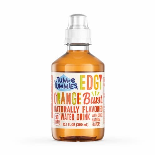 Tum-E Yummies Edgy Orange Burst Natural Ly Flavored Water Drink