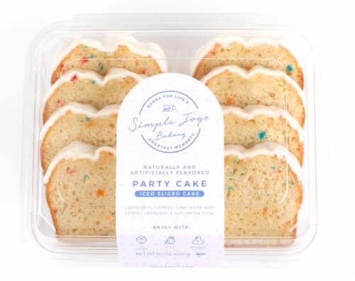 Simple Joys Party Cake Sliced